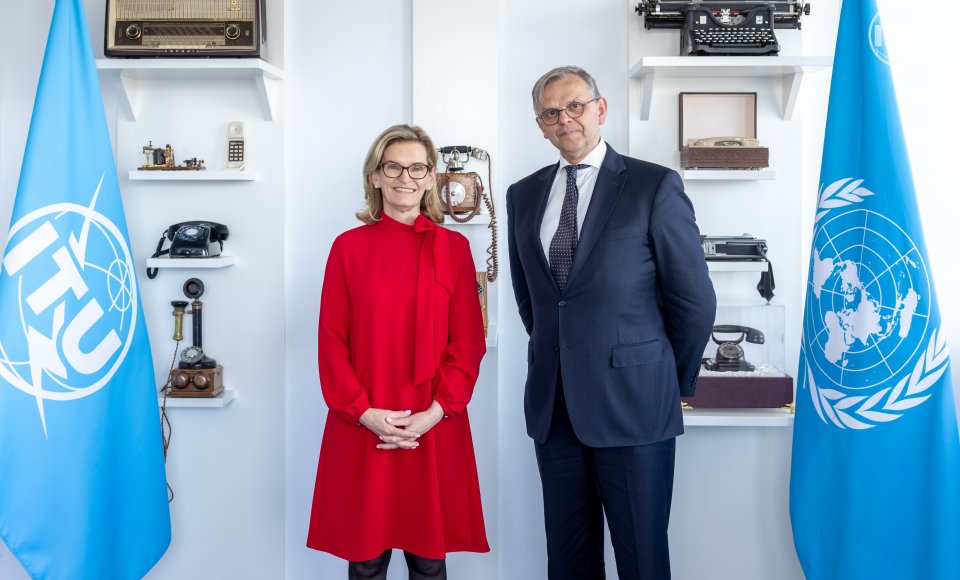 Ambasadorius Rytis Paulauskas susitiko su Tarptautinės telekomunikacijų sąjungos generaline...