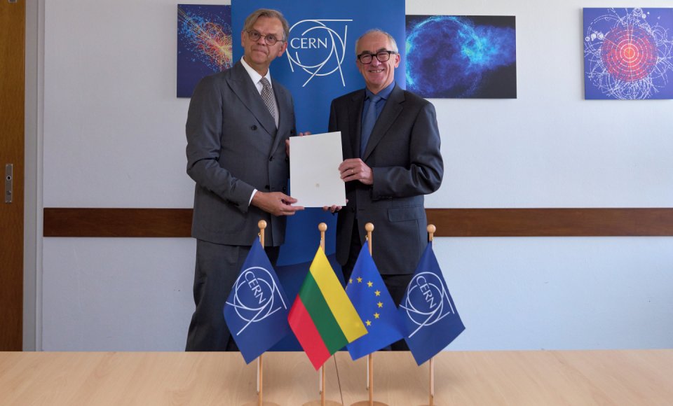 Lietuva siekia tapti visateise CERN nare